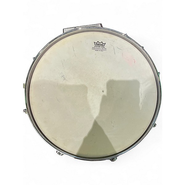 Used Ludwig 5X14 1963 Jazz Festival Snare Red Sparkle Drum