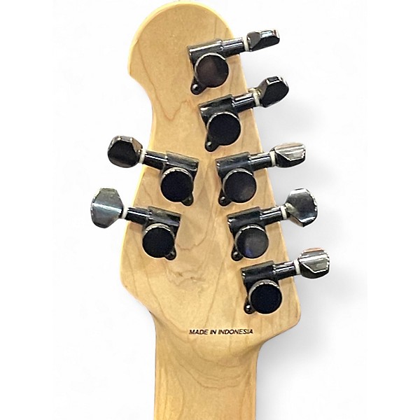 Used Sterling by Music Man JP70 John Petrucci Signature Black Solid Body Electric Guitar