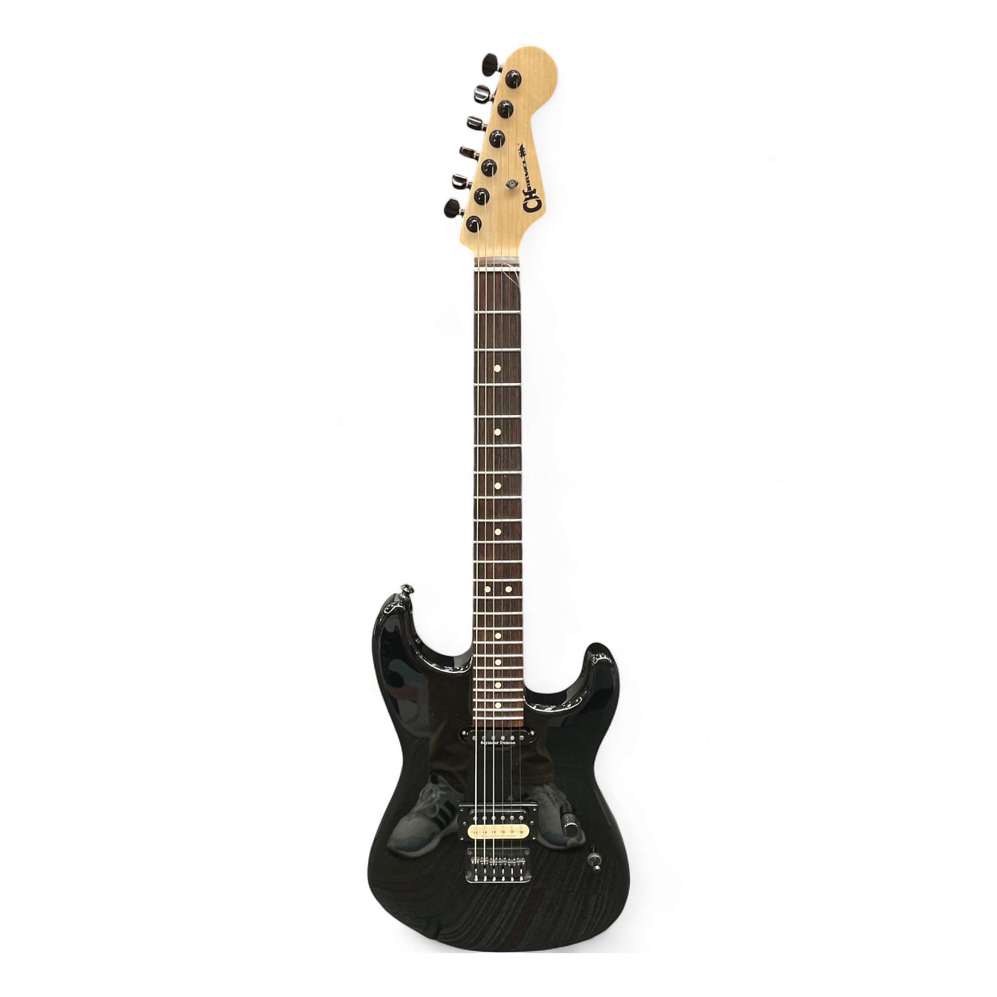 Used Charvel San Dimas Style 1 HSS Black Solid Body Electric