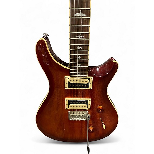 Used PRS SE Custom 24 Tobacco Burst Solid Body Electric Guitar