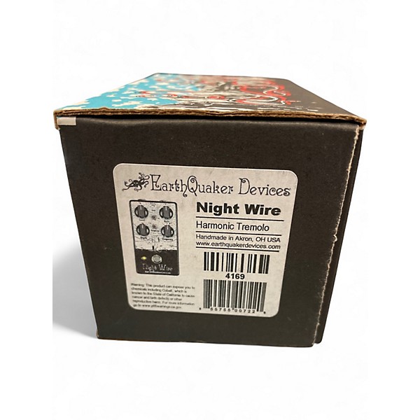 Used EarthQuaker Devices Night Wire Harmonic Tremelo Effect Pedal