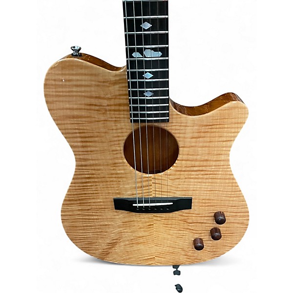 Used Kiesel Custom Guitars Craig Chaquico Natural Hollow Body Electric Guitar