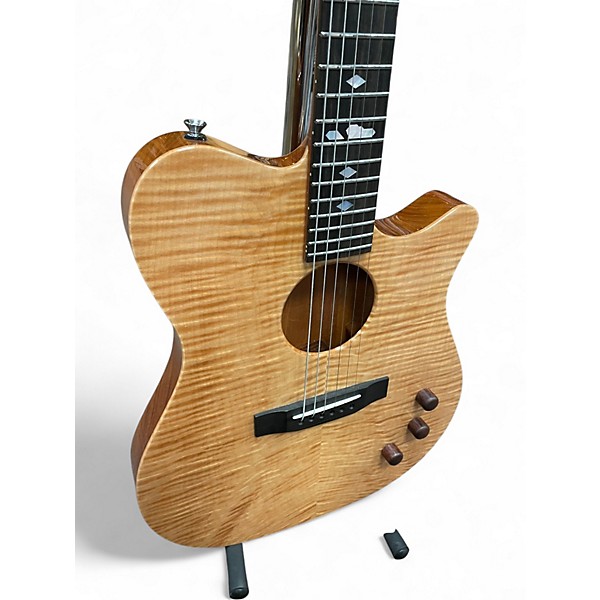 Used Kiesel Custom Guitars Craig Chaquico Natural Hollow Body Electric Guitar