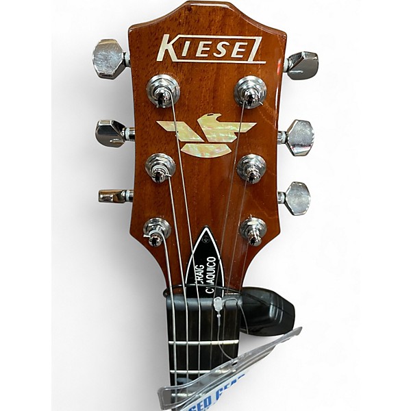 Used Kiesel Custom Guitars Craig Chaquico Natural Hollow Body Electric Guitar
