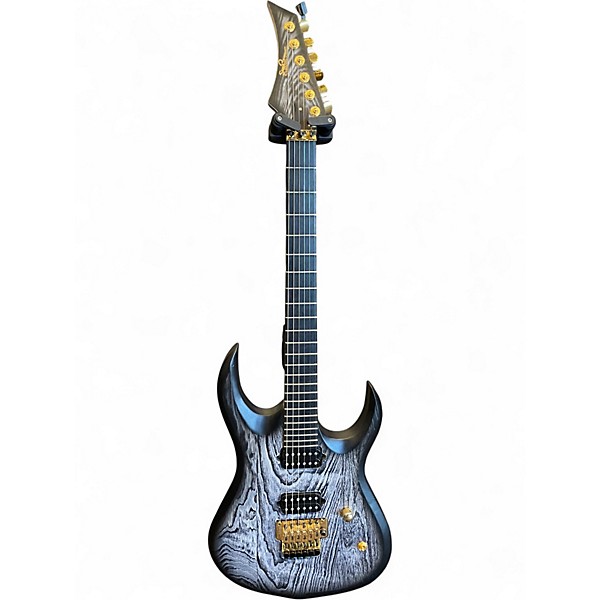 Used 2020 Siggi Bron Custom Shop ICARUS TR RAW SILVER BURST Solid Body Electric Guitar
