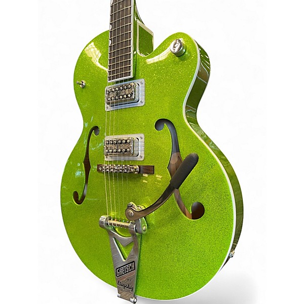 Used Gretsch Guitars G6120SH Brian Setzer Signature Hot Rod LIME GOLD Hollow Body Electric Guitar