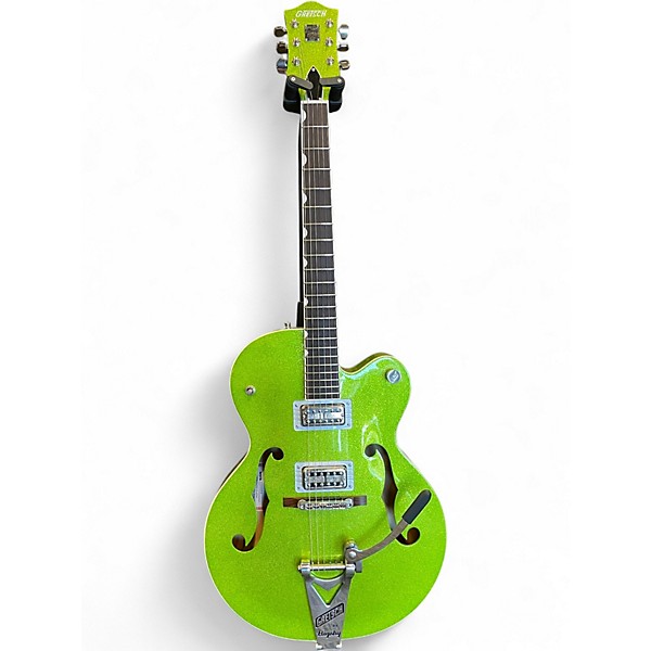 Used Gretsch Guitars G6120SH Brian Setzer Signature Hot Rod LIME GOLD Hollow Body Electric Guitar