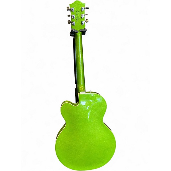 Used Gretsch Guitars G6120SH Brian Setzer Signature Hot Rod LIME GOLD Hollow Body Electric Guitar