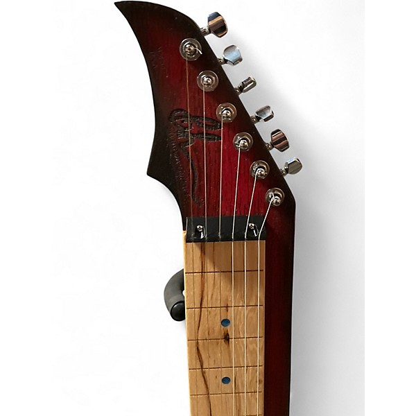 Used Shannon Guitars Lap Steel Guitar Left Handed Red Lap Steel