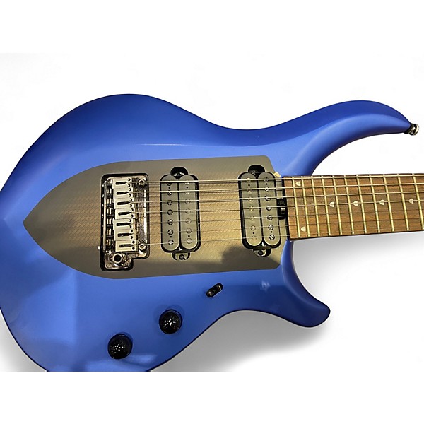 Used Sterling by Music Man JOHN PETRUCCI MAJESTY 7 STRING Blue Sapphire Solid Body Electric Guitar