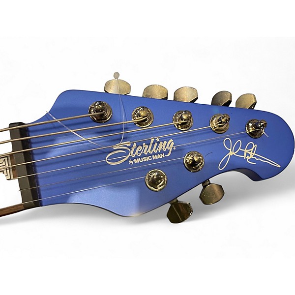 Used Sterling by Music Man JOHN PETRUCCI MAJESTY 7 STRING Blue Sapphire Solid Body Electric Guitar