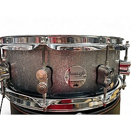 Used PDP by DW 5X14 Concept Series Snare black to white Drum