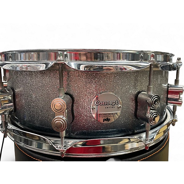 Used PDP by DW 5X14 Concept Series Snare black to white Drum