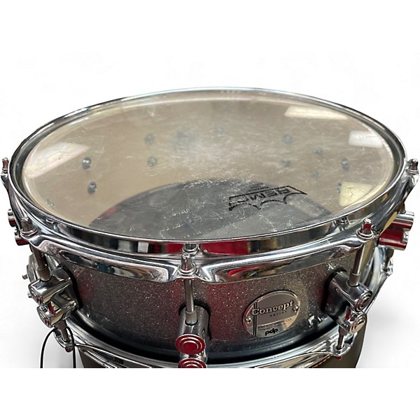 Used PDP by DW 5X14 Concept Series Snare black to white Drum