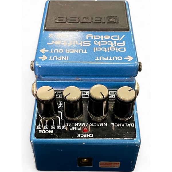 Used BOSS PS2 Digital Pitch Shifter Effect Pedal