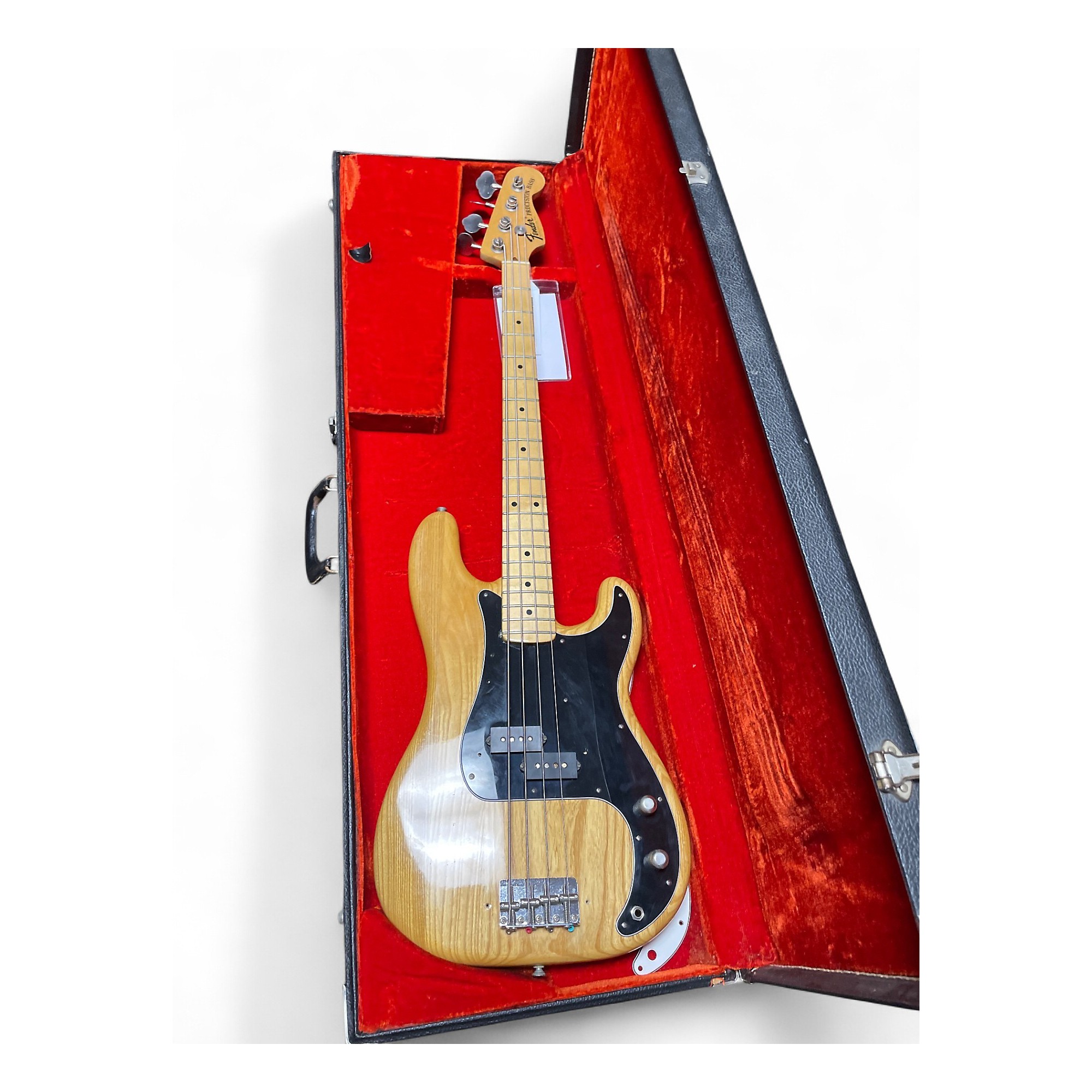 Vintage 1975 Fender 1975 PRECISION BASS Natural Electric Bass