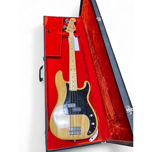 Vintage 1975 Fender 1975 PRECISION BASS Natural Electric Bass Guitar