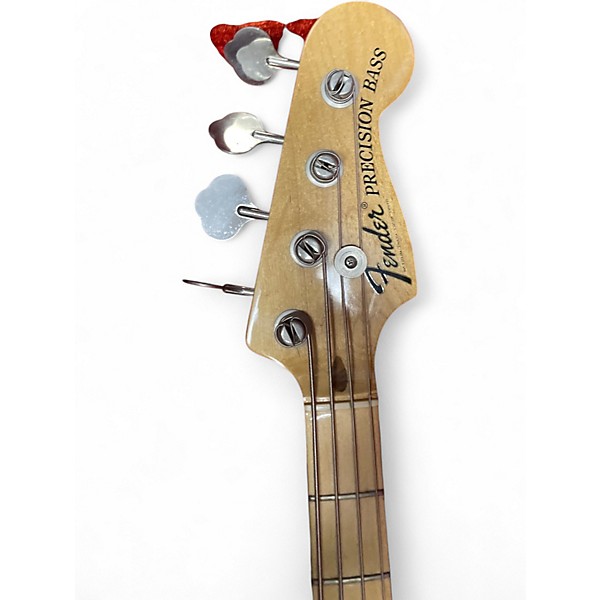 Vintage 1975 Fender 1975 PRECISION BASS Natural Electric Bass Guitar