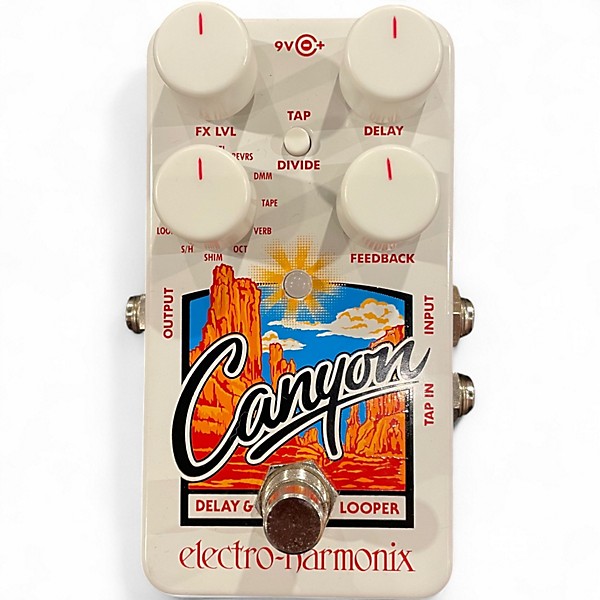 Used Electro-Harmonix Canyon Delay and Looper Effect Pedal