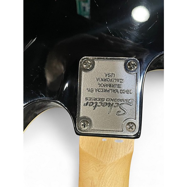 Used Schecter Guitar Research C1 Classic Ebony Solid Body Electric Guitar