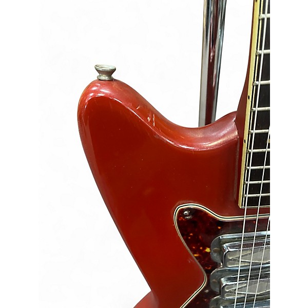 Vintage 1967 Silvertone 1488 Red Solid Body Electric Guitar