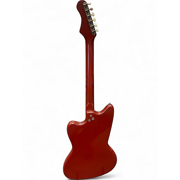 Vintage 1967 Silvertone 1488 Red Solid Body Electric Guitar