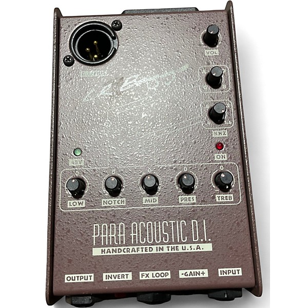 Used LR Baggs Para Acoustic DI Direct Box Pre With EQ Direct Box