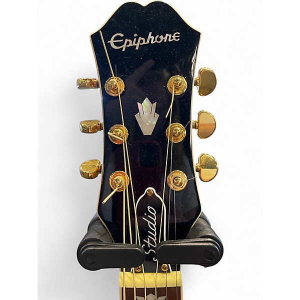 Used Epiphone J200CE STUDIO Natural Acoustic Electric Guitar