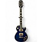 Used Epiphone 1960 Tribute Plus Les Paul Trans Blue Solid Body Electric Guitar thumbnail