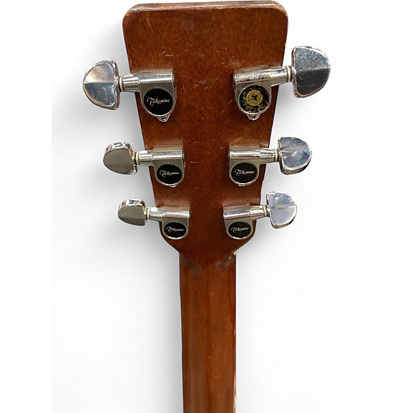 Vintage 1980s Takamine f-307 Natural Acoustic Electric Guitar