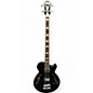 Used D'Angelico Premier Series DAPBASSBKCSPO HOLLOW BODY BASS Black Electric Bass Guitar thumbnail