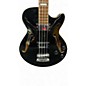 Used D'Angelico Premier Series DAPBASSBKCSPO HOLLOW BODY BASS Black Electric Bass Guitar