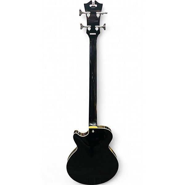 Used D'Angelico Premier Series DAPBASSBKCSPO HOLLOW BODY BASS Black Electric Bass Guitar