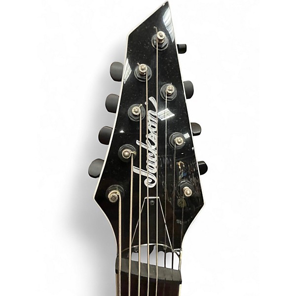 Used Jackson SLAT 8 STRING SOLOIST Black Solid Body Electric Guitar