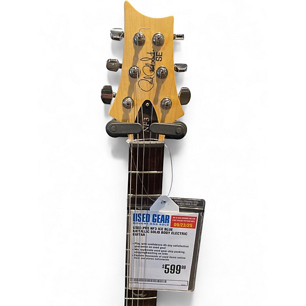 Used PRS NF3 Ice Blue Metallic Solid Body Electric Guitar