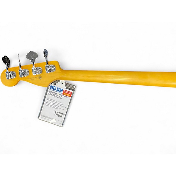 Used Fender American Ultra Jazz Bass COBRA BLUE Electric Bass Guitar