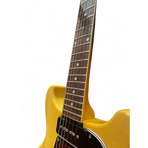 Vintage 1957 Gibson Les Paul Special Double Cut TV Yellow Solid Body Electric Guitar