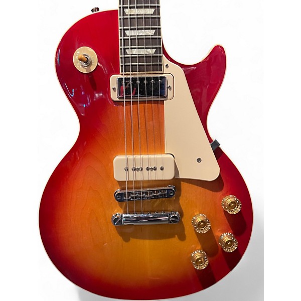 Used Gibson Les Paul Deluxe Mod Shop Cherry Sunburst Solid Body Electric Guitar