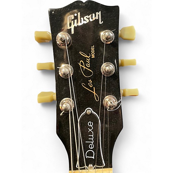 Used Gibson Les Paul Deluxe Mod Shop Cherry Sunburst Solid Body Electric Guitar