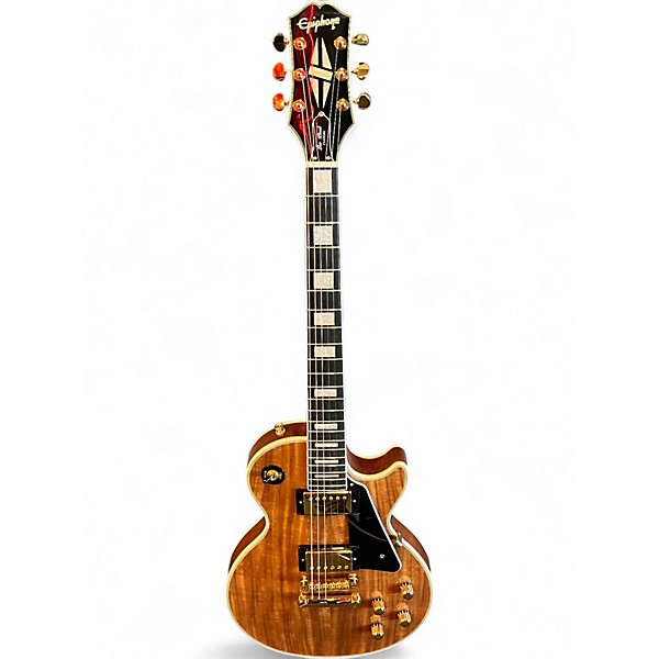 ギター epiphoneLes Paul Custom Koa Natural Used Epiphone Les Paul Custom Koa Natural Solid Body