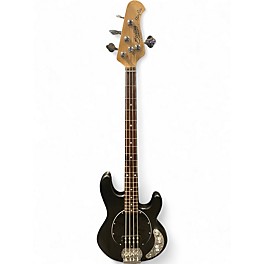 Used Sterling by Music Man Stingray 4 Black Electric Bass Guitar