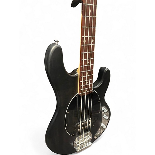 Used Sterling by Music Man Stingray 4 Black Electric Bass Guitar
