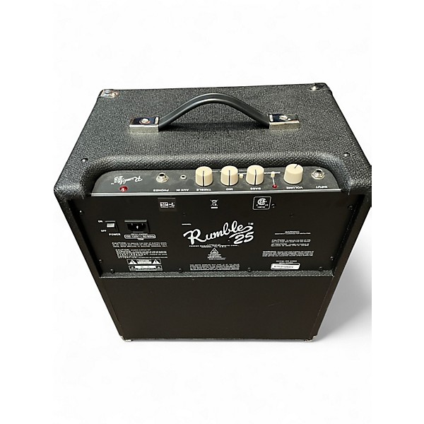 Used Fender Rumble 25 25W 1x8 Bass Combo Amp
