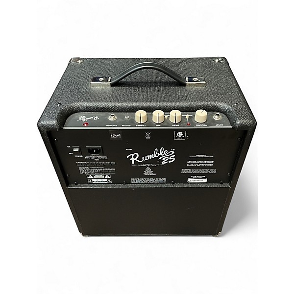 Used Fender Rumble 25 25W 1x8 Bass Combo Amp