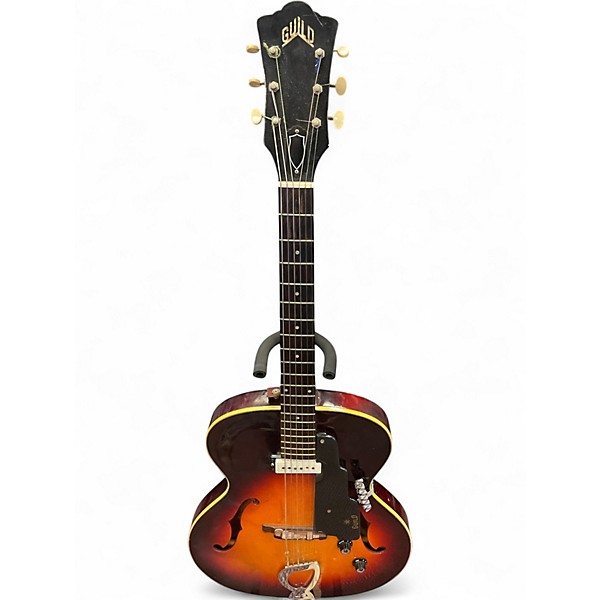 Vintage 1965 Guild T-50 Sunburst Hollow Body Electric Guitar