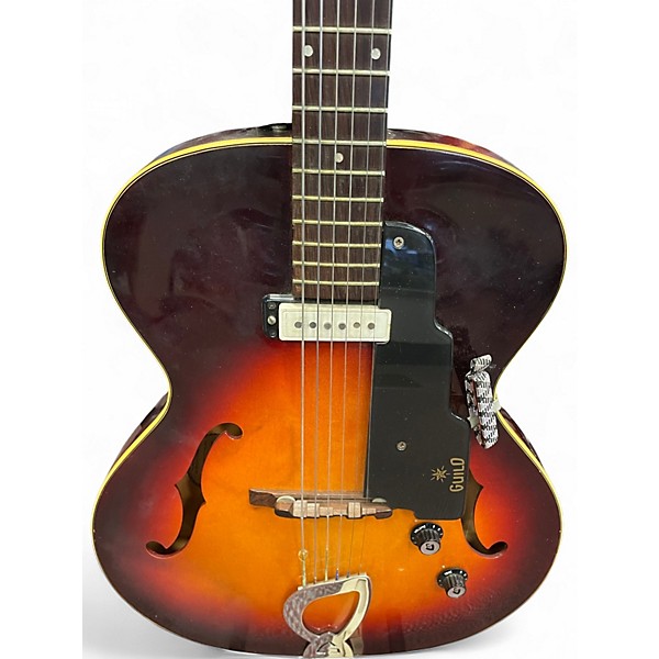 Vintage 1965 Guild T-50 Sunburst Hollow Body Electric Guitar