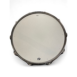 Used DW 14X6.5 Collector's Series Snare Satin Black Over Brass Snare Drum With Black Nickel Hardware Drum