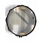 Used DW 14X6.5 Collector's Series Snare Satin Black Over Brass Snare Drum With Black Nickel Hardware Drum