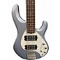 Used Sterling by Music Man Ray5 5 String Blue Electric Bass Guitar