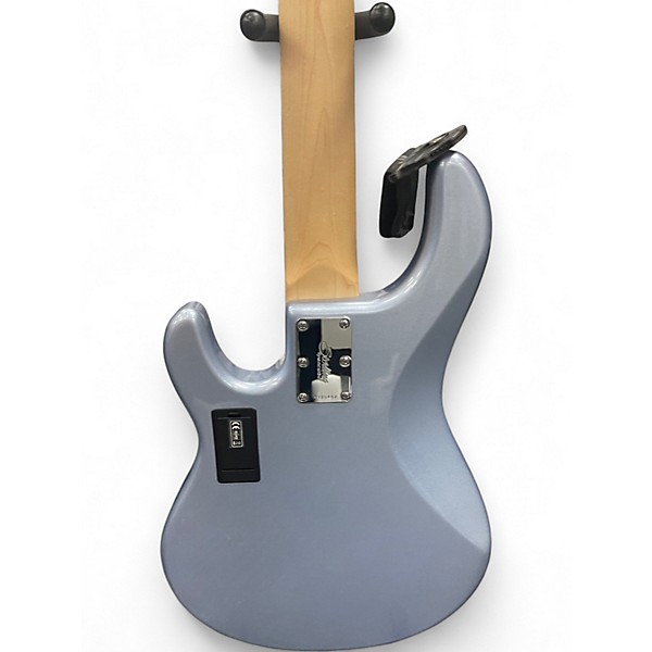 Used Sterling by Music Man Ray5 5 String Blue Electric Bass Guitar